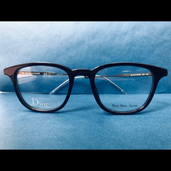 Dior Homme Blacktie 208 Matte Black Eyeglasses - Picture 1 of 6